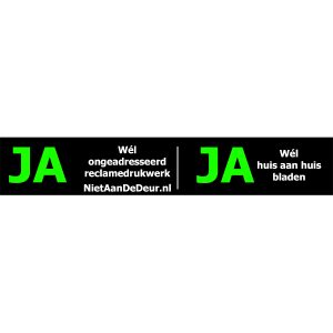Ja / Ja Reclamedrukwerk Sticker