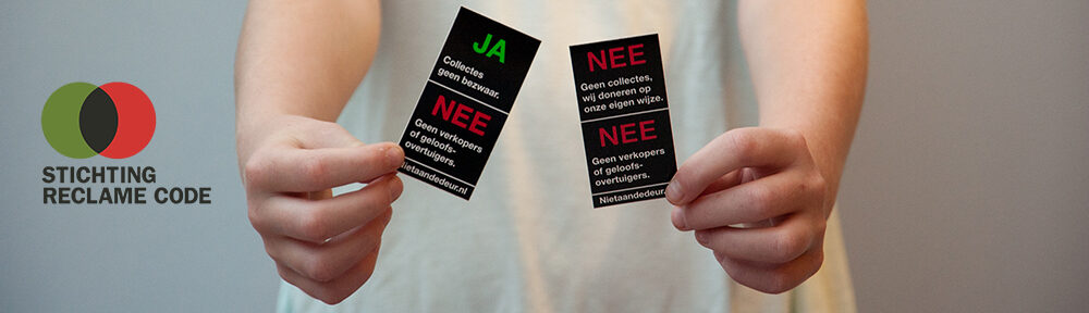 Niet Aan De Deur – de originele en officiële stickers tegen verkoop aan de deur.